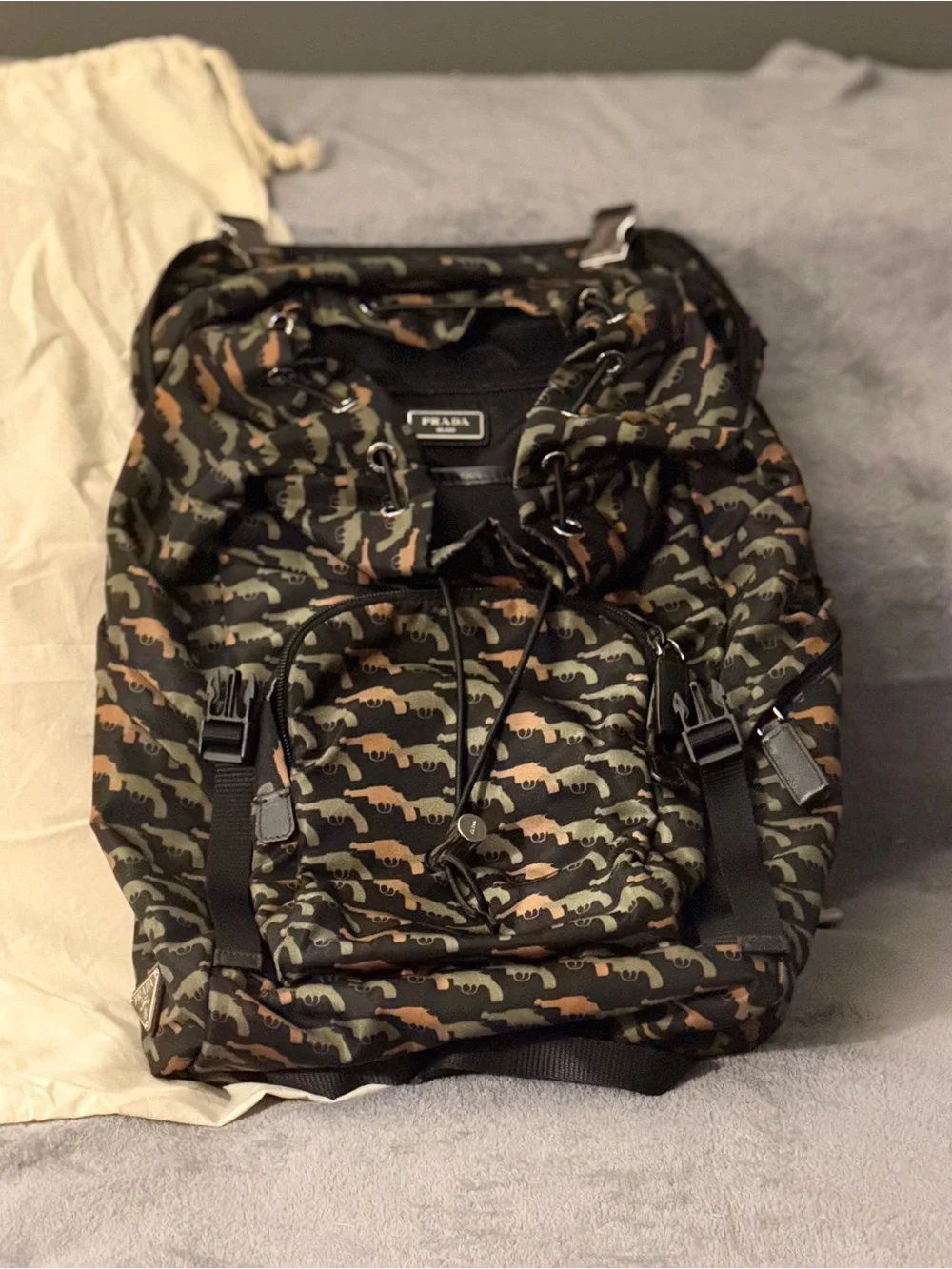 [ARCHIVAL] Prada Tessuto Stampata Gun Camo Backpack (VZ0066)